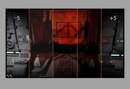 iiyama G-Master Red Eagle Monitore mit Black Tuner. Helligkeit und dunkle Schatten einstellen. Visual Grafik zum Black Tuner.