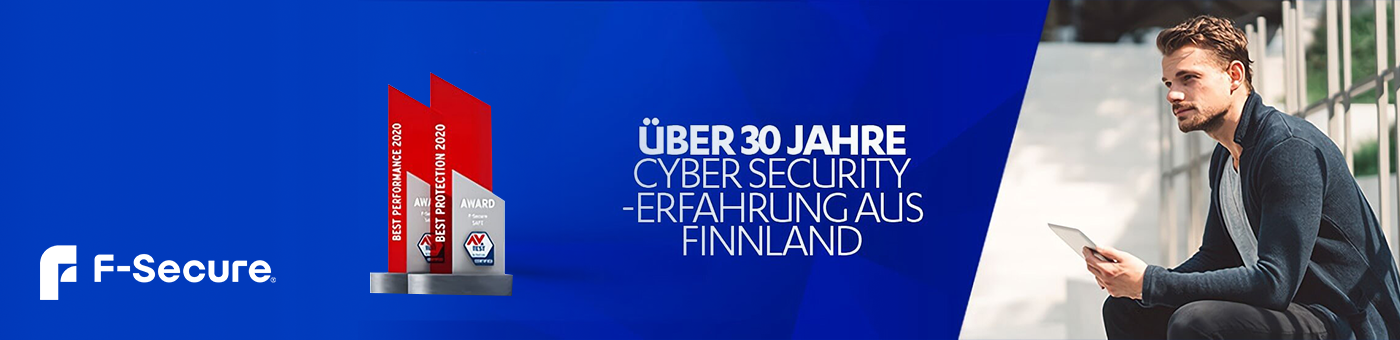 Future-X F-Secure - Über 30 Jahren Cyber Security-Erfahrung aus Finnland Future-X F-Secure - Über 30 Jahren Cyber Security-Erfahrung aus Finnland - Ein Mann sitzt draußen mit einem Tablet in der Hand
