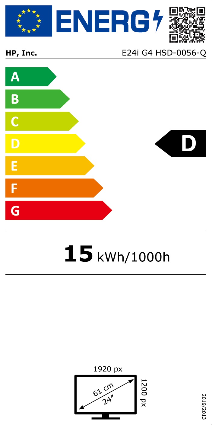 Energie-Datenblatt HP - 9VJ40AA#ABB Energie-Datenblatt HP - 9VJ40AA#ABB