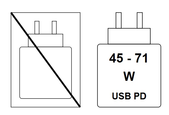 Charging device pictogram