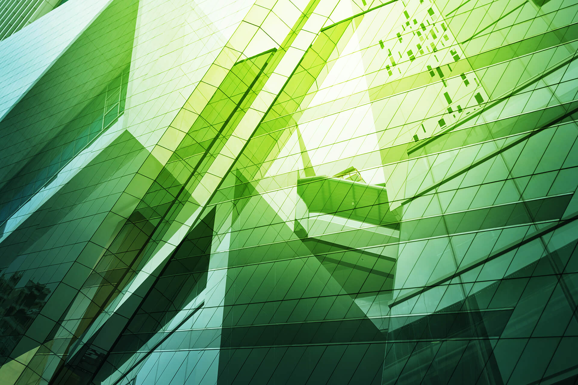 Future-X TAROX - Device as a Service Future-X TAROX - Device as a Service - Grüne Wolkenkratzer aus Glas