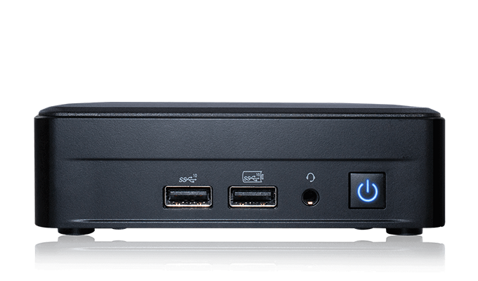 TAROX ECO 44 Mini-PC mit Intel Core Prozessor TAROX ECO 44 Mini-PC mit Intel Core Prozessor - Mini PC auf weißem Hintergrund