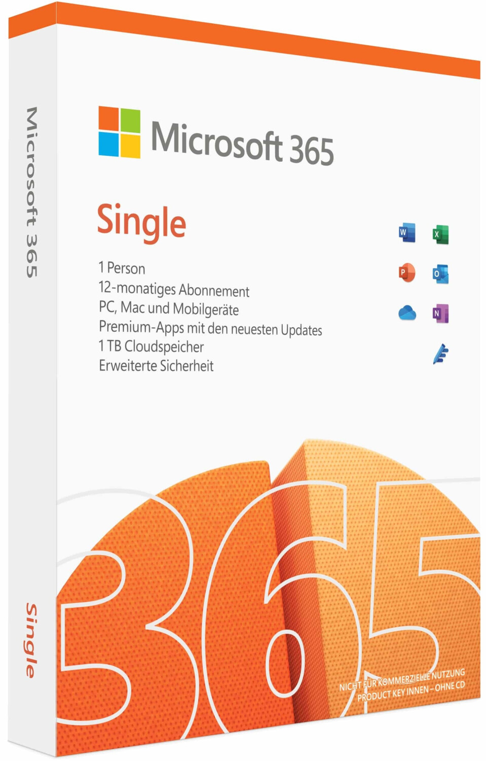 Microsoft Office 365 Single 1 Benutzer 1 Jahr Max. 2 Stück Pro Kunde ESD Download