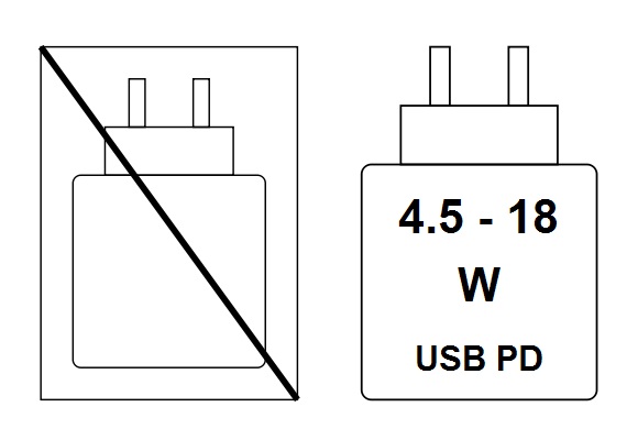Charging device pictogram