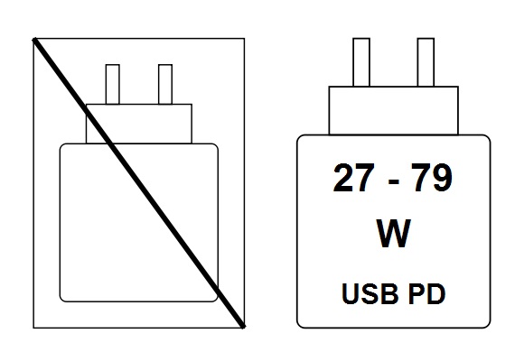 Charging device pictogram