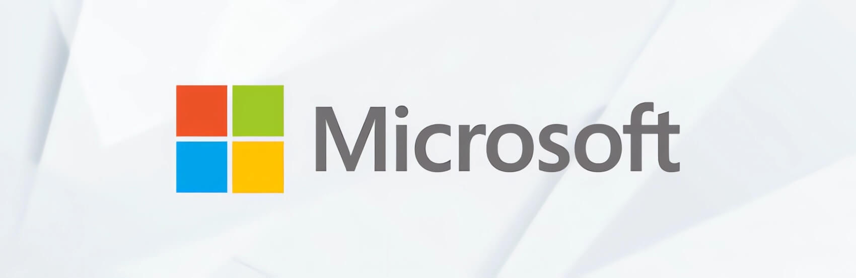 Microsoft-Zubehör-Portfolio für Ihr Business. Microsoft-Zubehör-Portfolio für Ihr Business. Visual Microsoft Logo auf grauem Hintergrund.