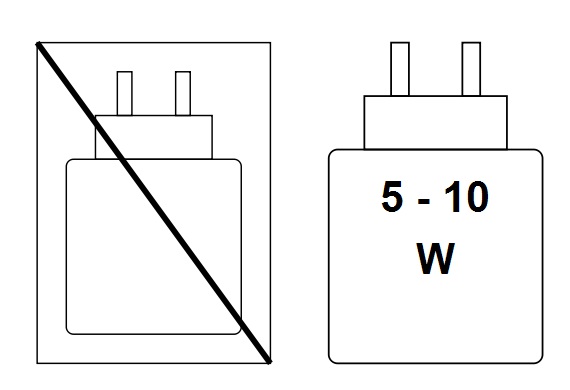 Charging device pictogram