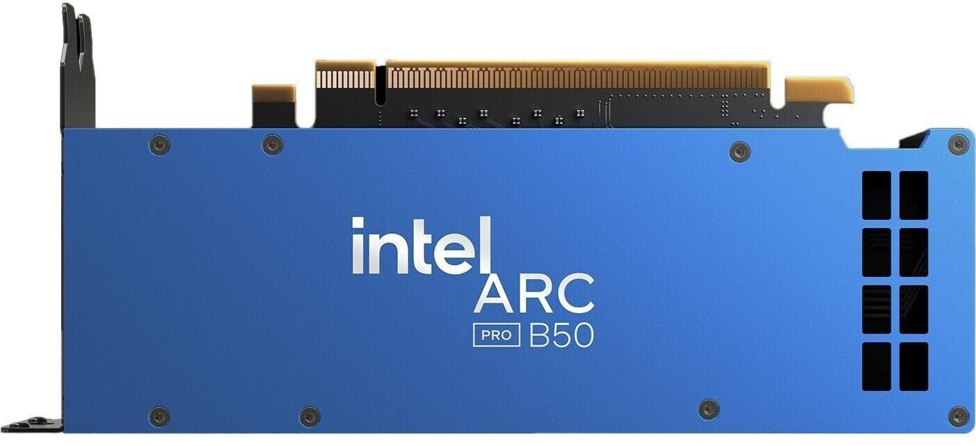 Intel Arc Pro B50 16 GB GDDR6 2.600 MHz PCIe 5.0