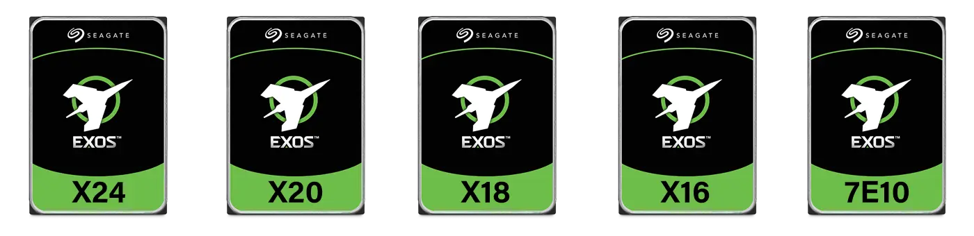 Seagate Exos Festplatten - X24, X20, X18, X16 und 7E10. Seagate Exos Festplatten - X24, X20, X18, X16 und 7E10. Die skalierbarsten Laufwerke der Datensphäre bei Future-X kaufen.